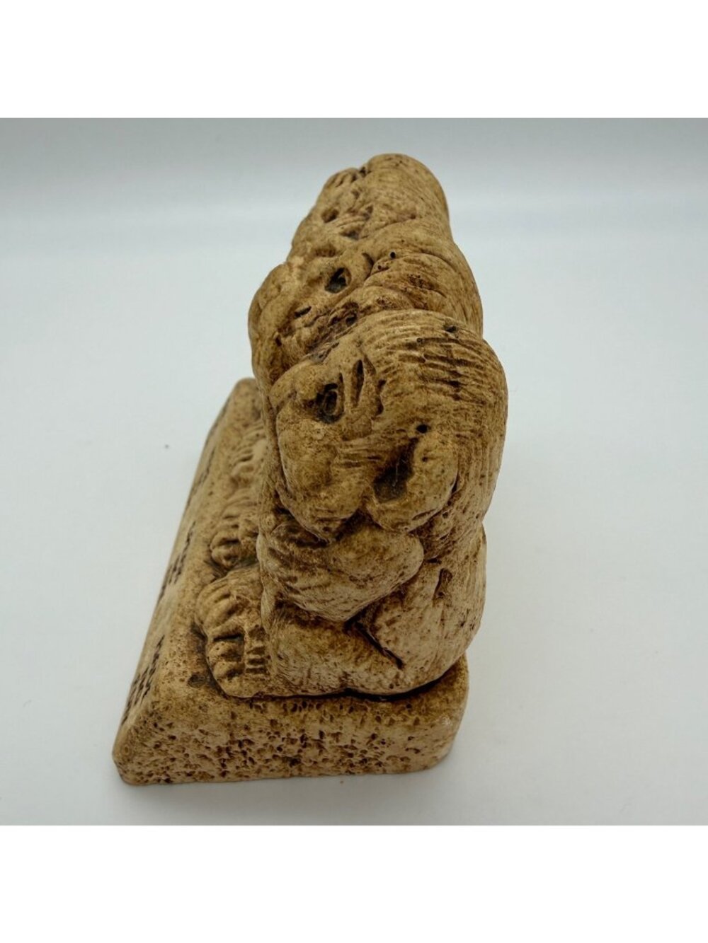 1976 Paula W557 Four Wise Monkeys See Hear Speak No Evil Have No Fun Figurine US - Picture 7 of 8